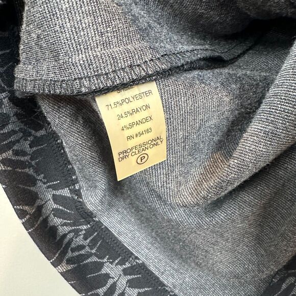 Marvin Richards Sheath Midi Black Belted Dress Womens Size 2 Sheath - Picture 7 of 7